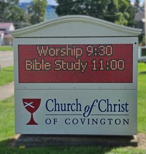 church sign